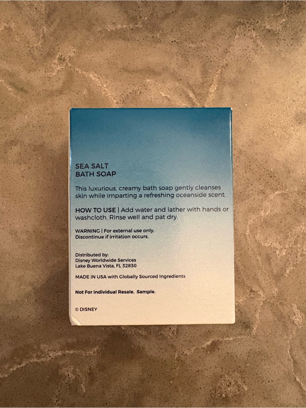 Disney Sea Salt Bath Soap - Blue and White Packaging Lot of 6 - Picture 4 of 4